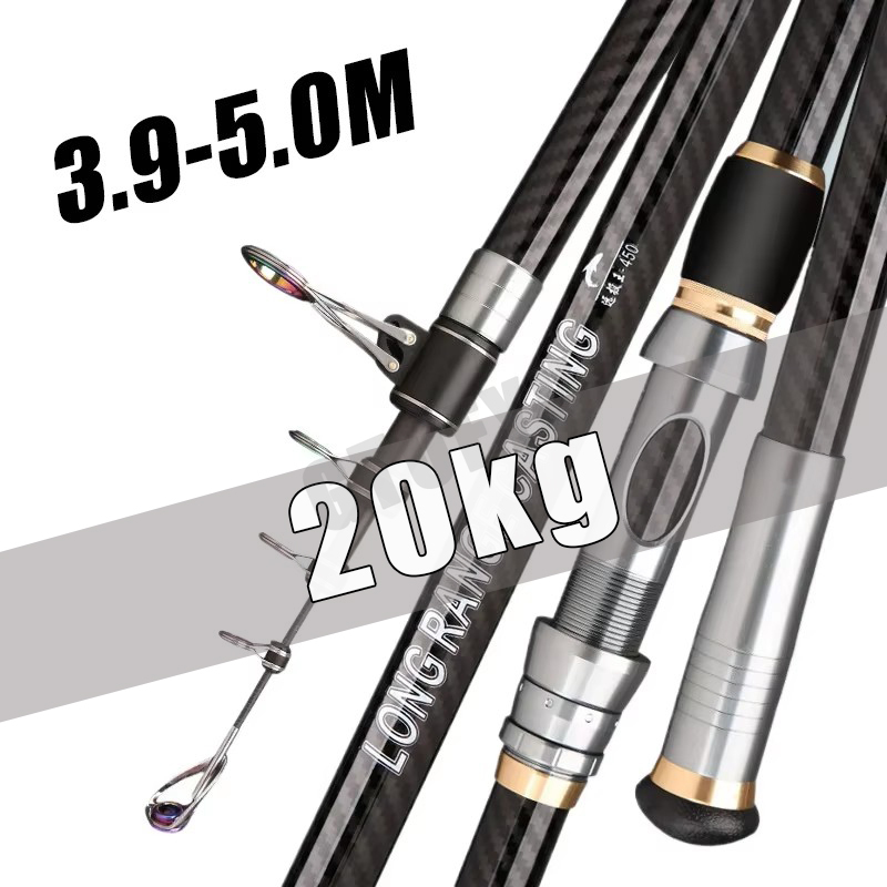 Fishing Rod Surf - Joran Pancing Teleskopik 3.9m 4.2m 5.0m