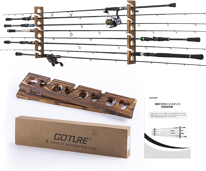 Fishing Rod Rack - Goture Tempat Joran Pancing Kayu 8
