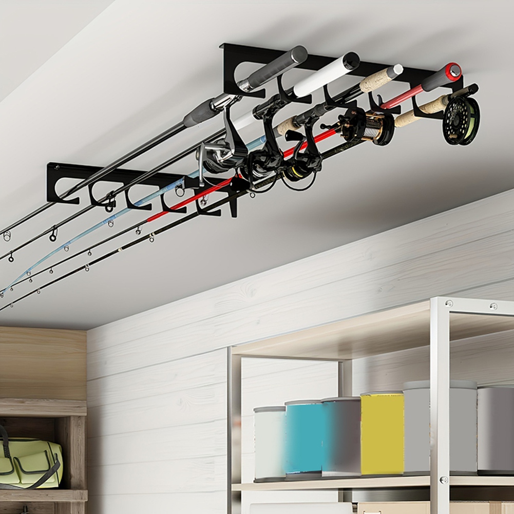 Fishing Rod Rack - B48B-Rak Penyimpanan Joran Pancing Logam untuk