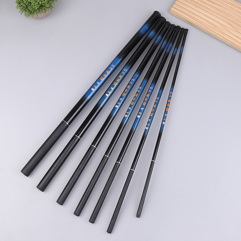 Fishing Rod Spinning - Joran Pancing Teleskopik Fiberglass 2.1/2.7/3.6/4.5/5.4/6.3/7.2M Joran