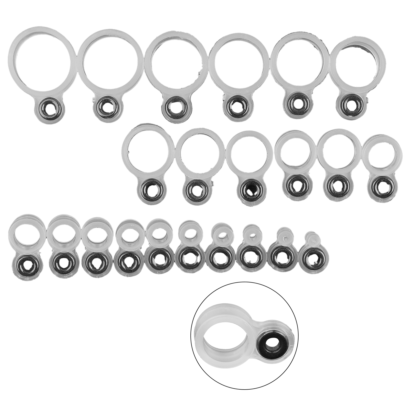 Fishing Rod Tip Replacement - Kit perbaikan lubang tali pancing, 10/22