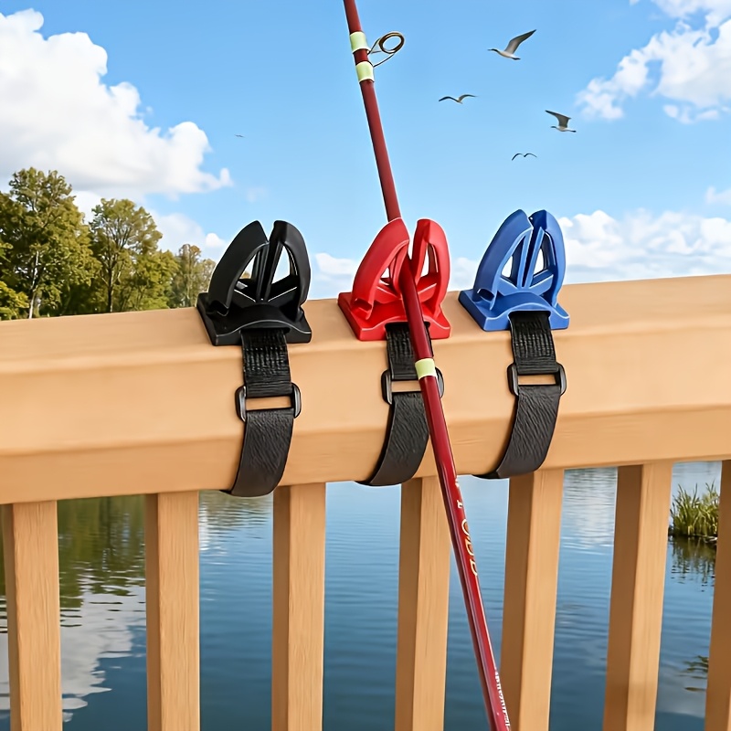 Fishing Rod Travel - Braket Joran Pancing, Dilengkapi dengan Tali
