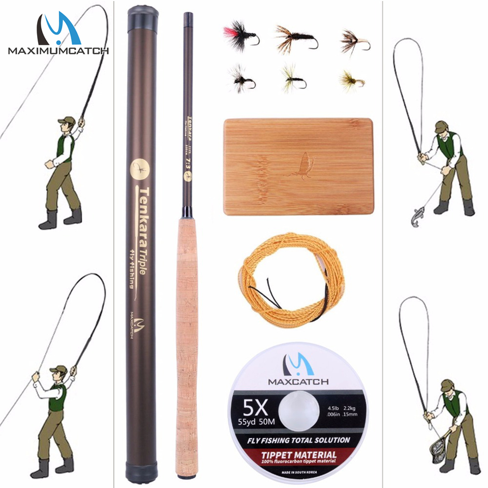 Fishing Rod Ice - Pakaian Batang Maximumcatching 9-13FT V-tenkara IM10/36T