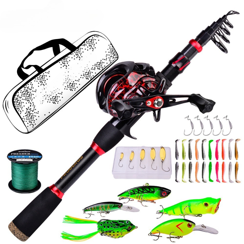 Fishing Rod Carbon Fiber - Kombo Joran dan Reel Baitcasting Serat