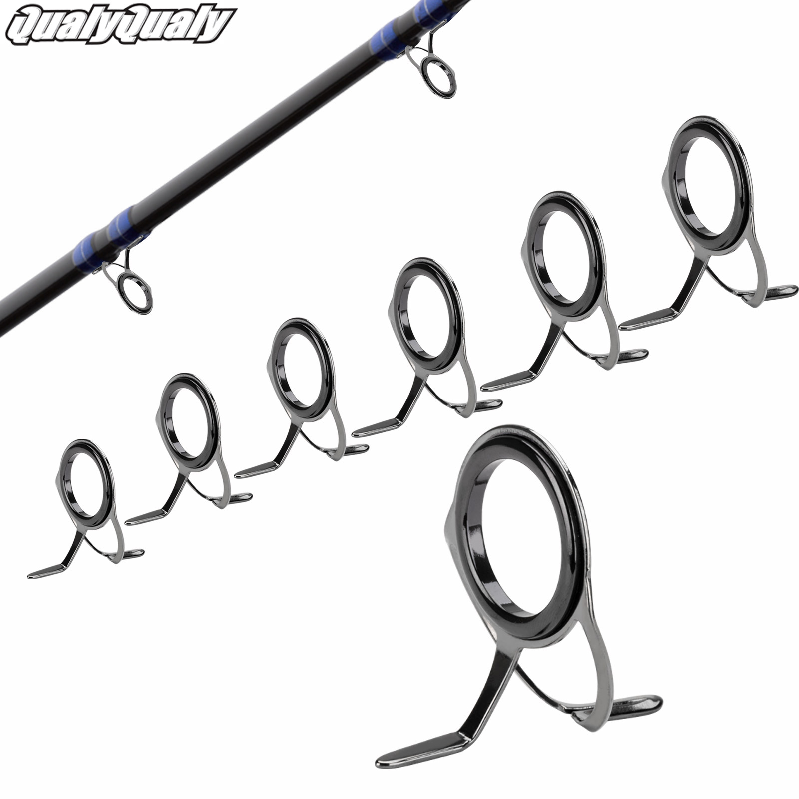 7 Buah Kit Perbaikan Panduan J - Fishing Rod Guide Replacement ulasan dan harga