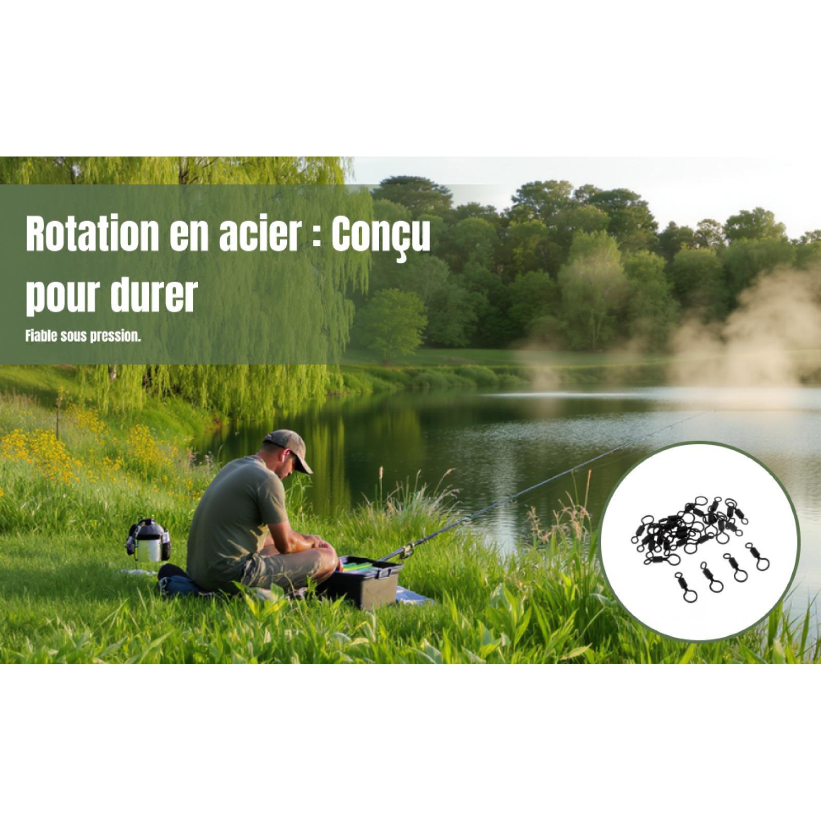 Konektor Putar Swivel Pancing  - Fishing Rod Spinning ulasan dan harga