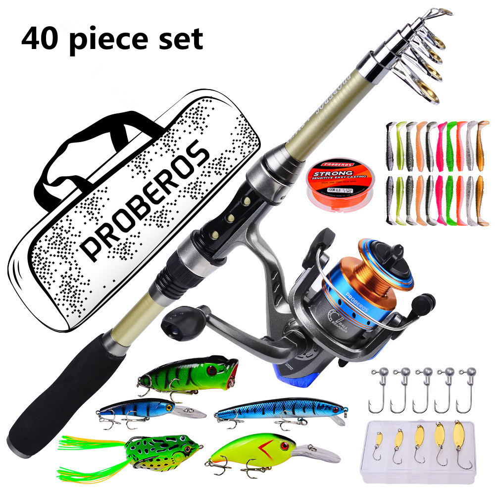 40 Buah Set Joran Laut Baru, J - Fishing Rod Fly ulasan dan harga