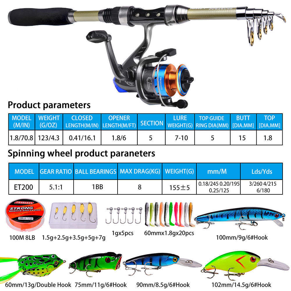 40 Buah Set Joran Laut Baru, J - Fishing Rod Fly ulasan dan harga