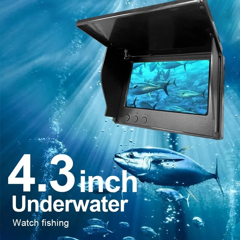 Kit Pancing Video 4,3 Inci den - Fishing Rod Ice ulasan dan harga
