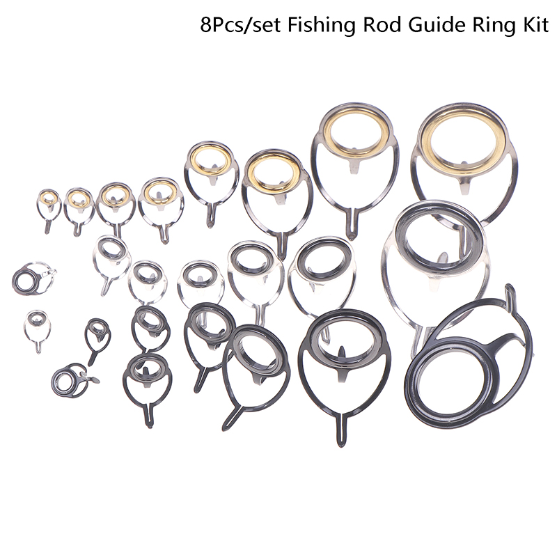 8Pcs Perlengkapan Memancing Se - Fishing Rod Building Kit ulasan dan harga
