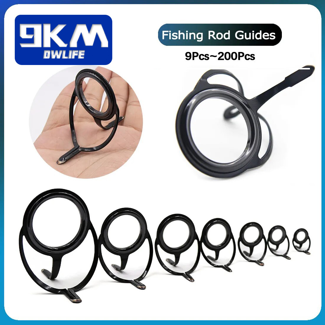 Set joran pancing putar, kompo - Fishing Rod Guide Replacement ulasan dan harga