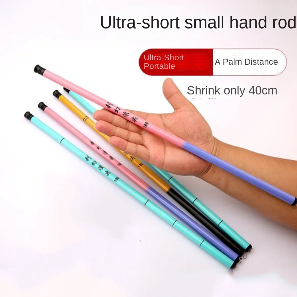 Joran Pancing Teleskopik 40cm, - Fishing Rod Telescopic ulasan dan harga
