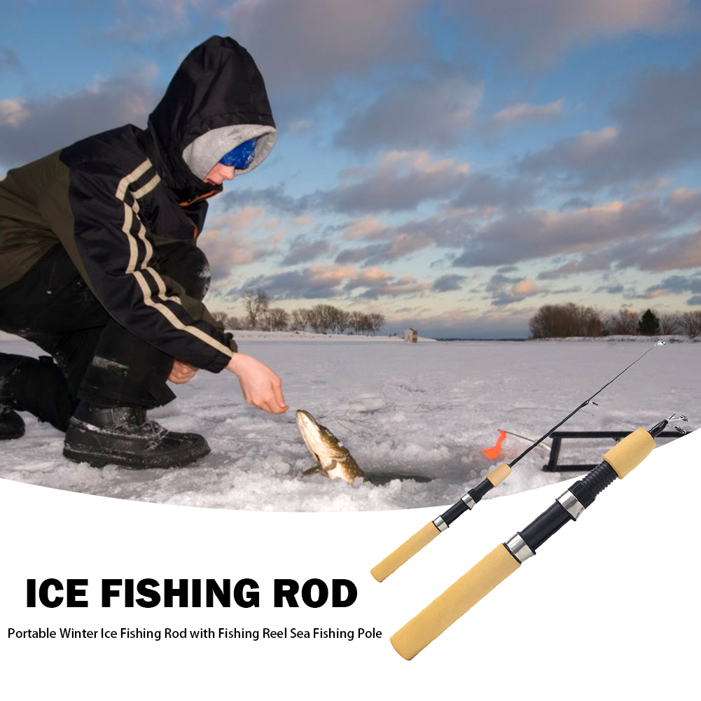 Joran Pancing Es Portabel untu - Fishing Rod Ice ulasan dan harga