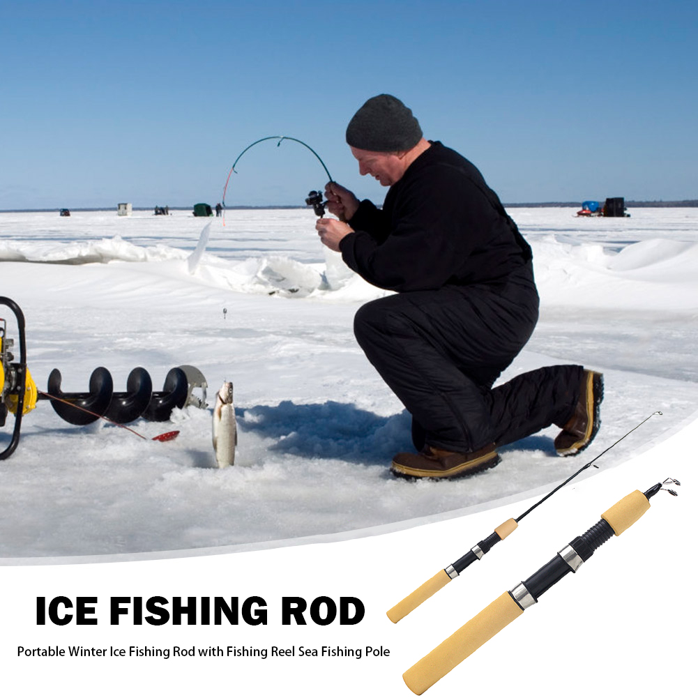 Joran Pancing Es Portabel untu - Fishing Rod Ice ulasan dan harga