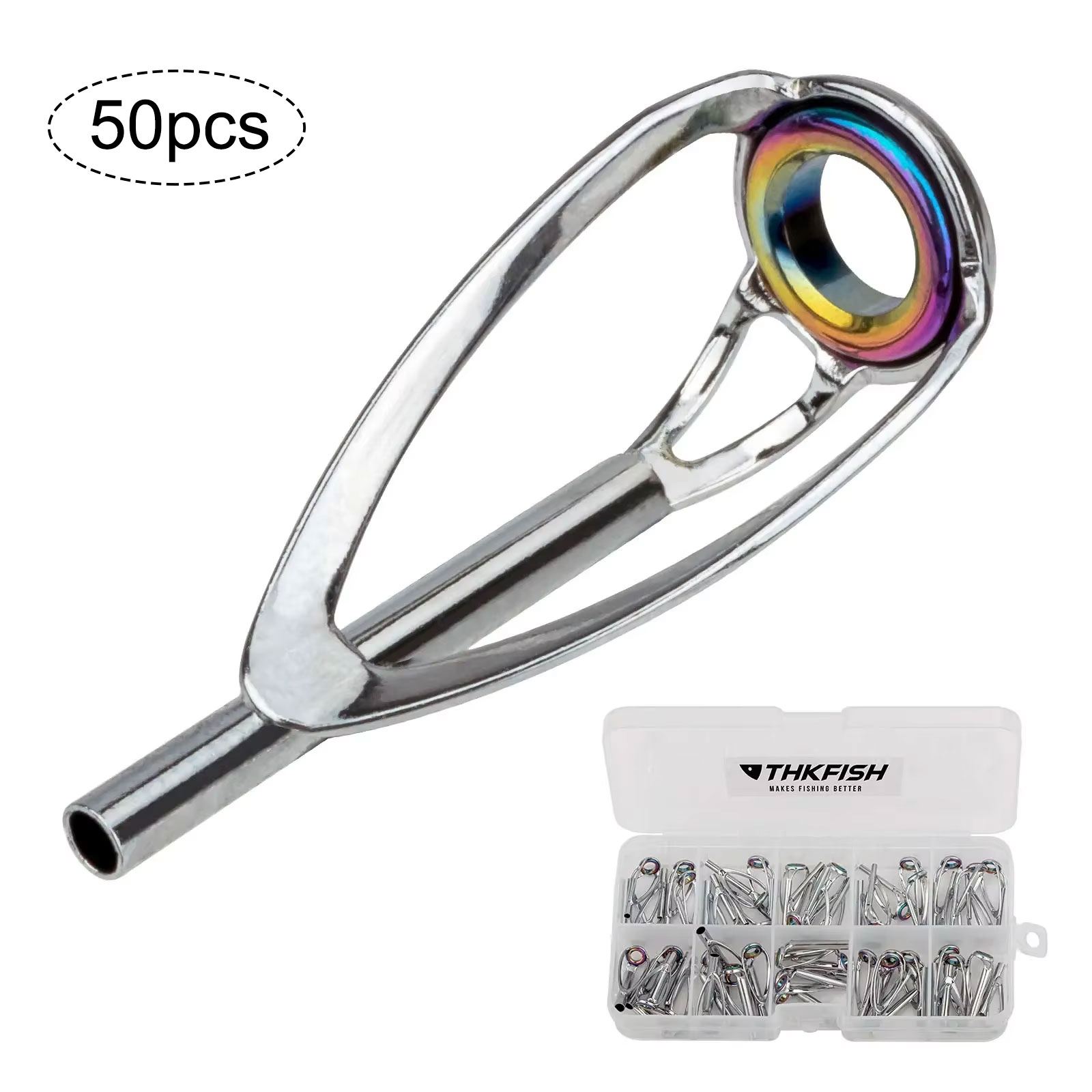 Joran pancing, 50 buah Kit per - Fishing Rod Tip Replacement ulasan dan harga