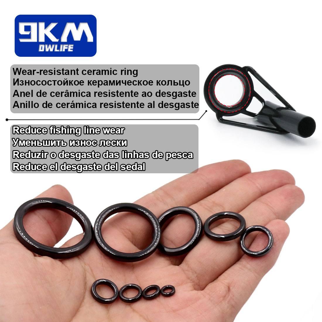 5 buah tongkat pancing ujung p - Fishing Rod Tip Replacement ulasan dan harga