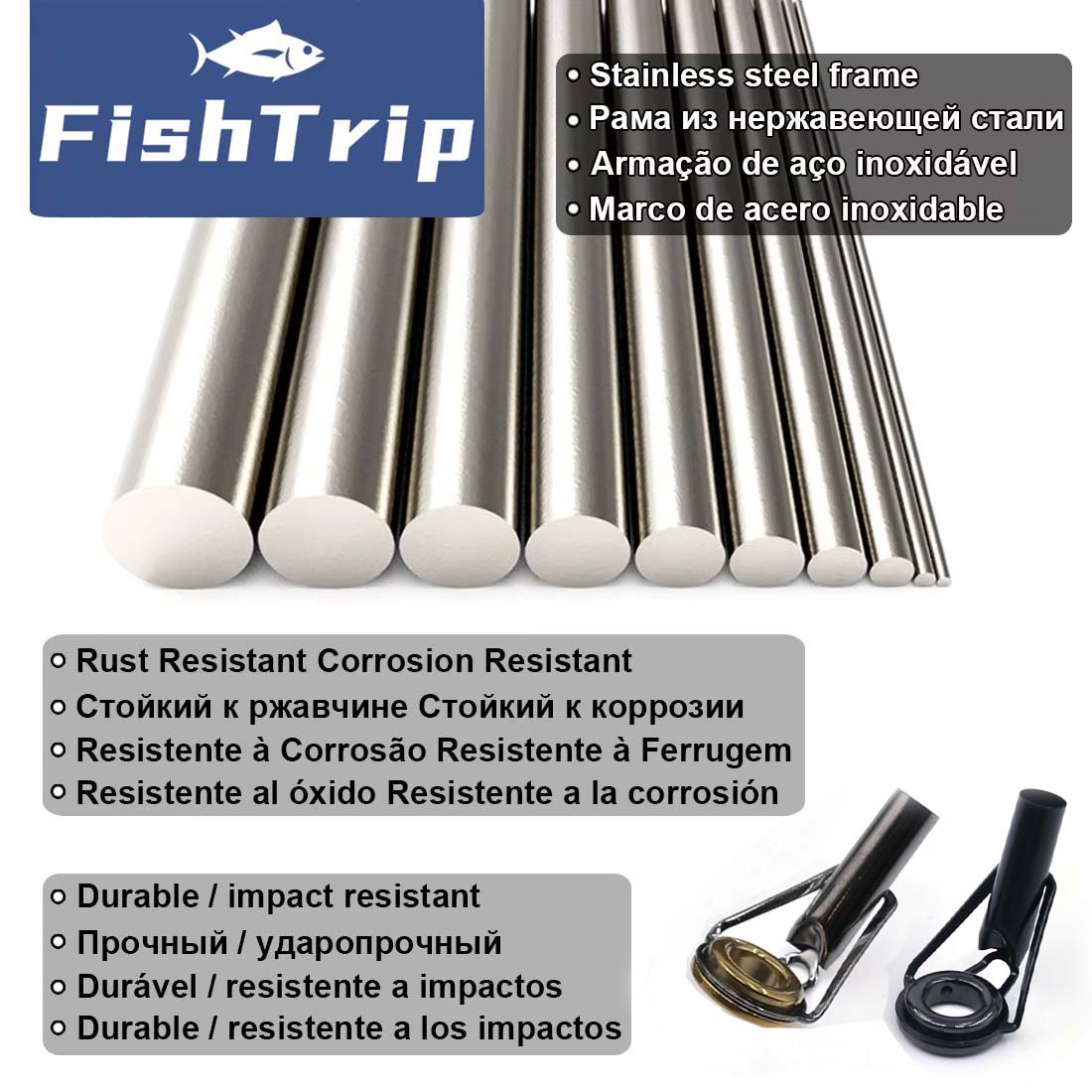 FishTrip Kit perbaikan ujung b - Fishing Rod Tip Replacement ulasan dan harga