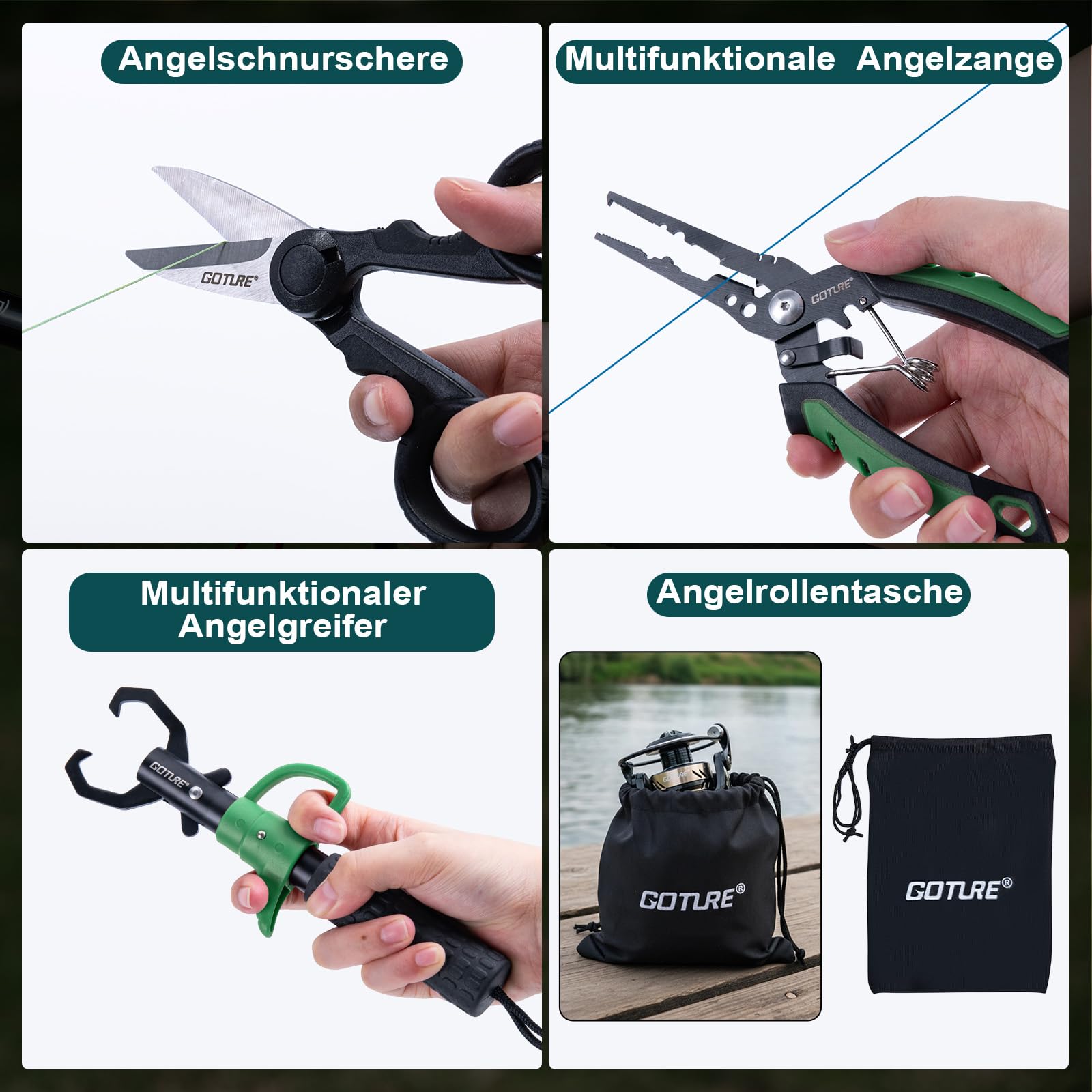 Goture 1.8M-2.7M Kit Joran Pan - Fishing Rod Spinning ulasan dan harga