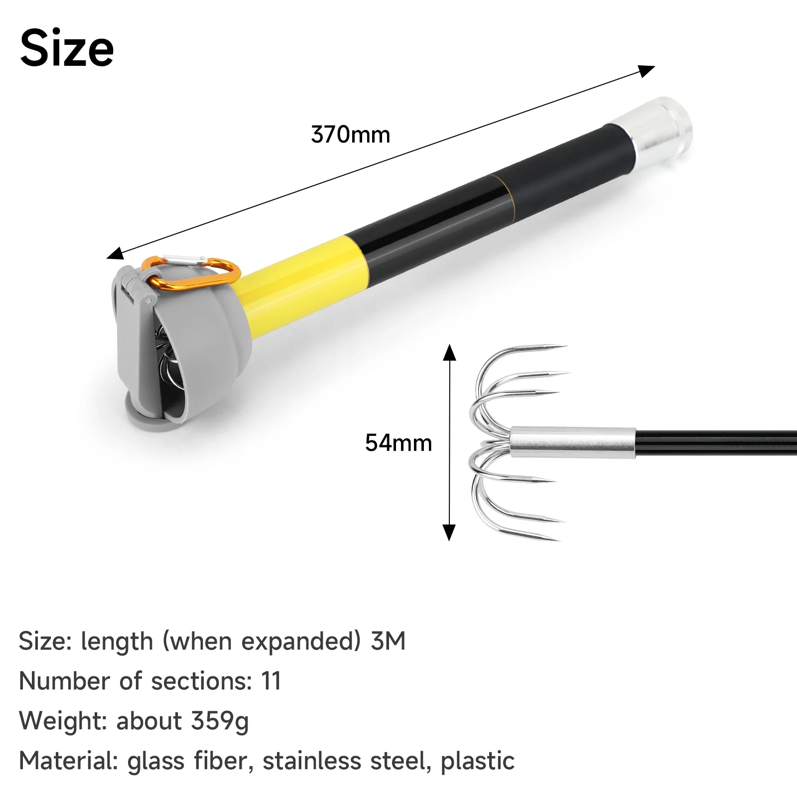 SANLIKE Kail Cumi-cumi Baja An - Fishing Rod Carbon Fiber ulasan dan harga