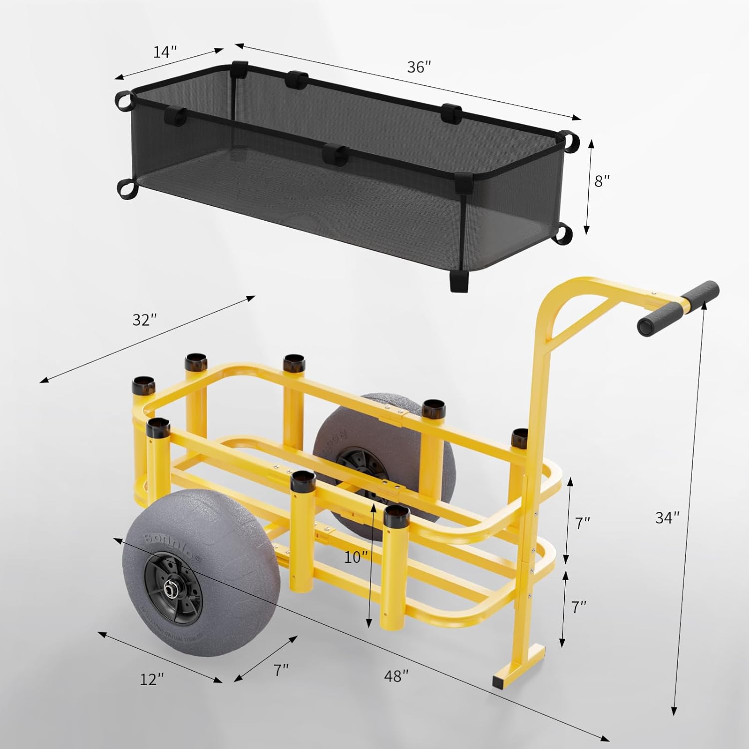 Gerobak Pancing Lipat untuk Pa - Fishing Rod Holder ulasan dan harga