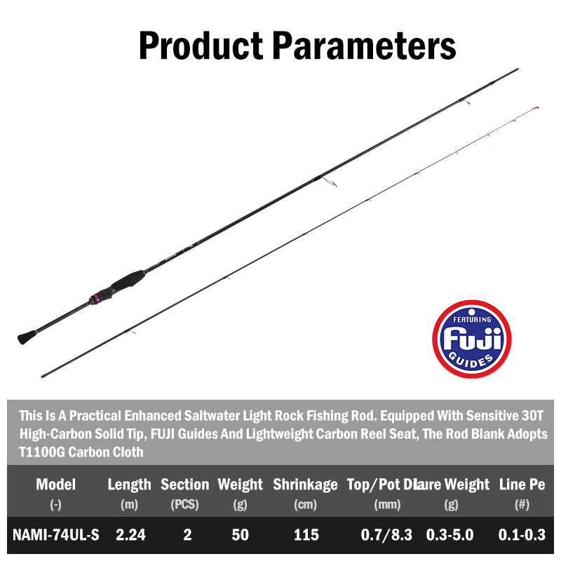 LEYDUN NAMI Ultralight Ajing R - Fishing Rod Guide Replacement ulasan dan harga