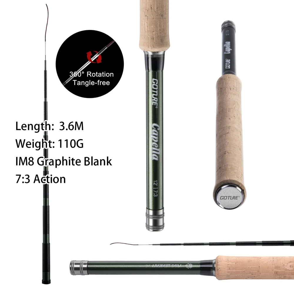 Goture 12FT Kombinasi Joran Pa - Fishing Rod Fly ulasan dan harga