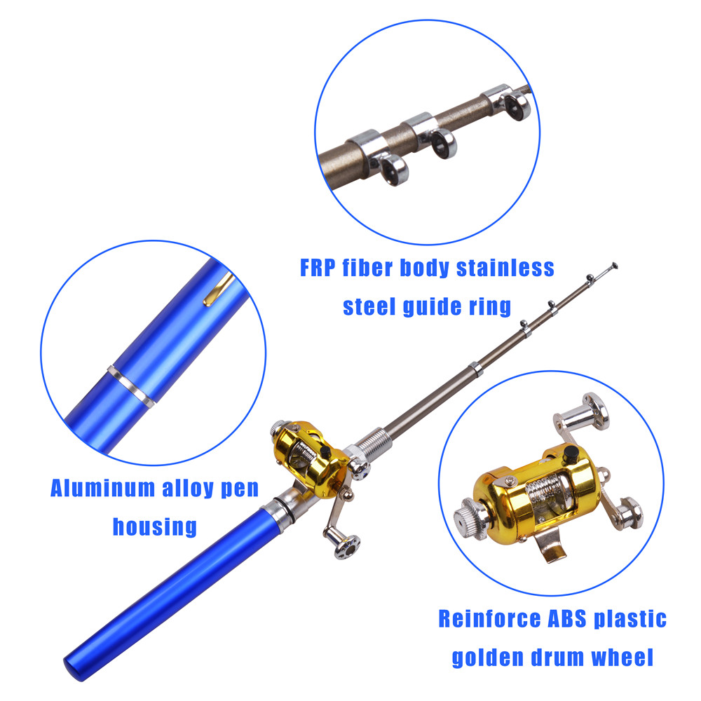 Joran pancing es Mini, tongkat - Fishing Rod Ice ulasan dan harga
